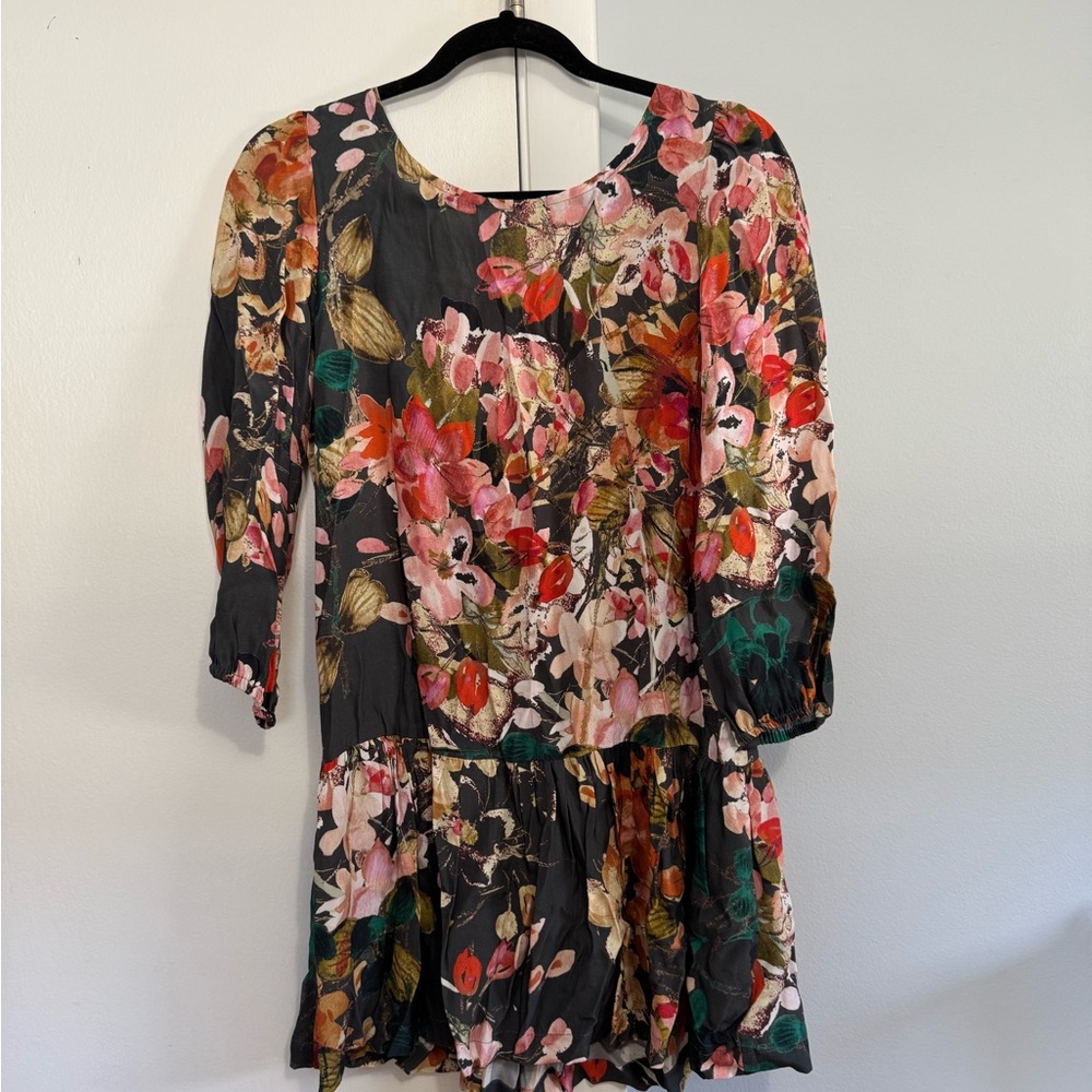 Meadow rue by Anthropologie. Floral Fall dress. Size 4 - Picture 2 of 8